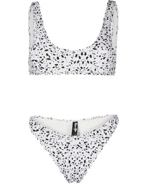 Reina Olga Coolio Dotted Bikini Set - White