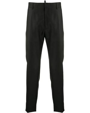 DSquared² Wool Tailored Trousers - Black