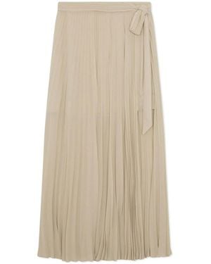 Jonathan Simkhai Atiana Plissé Skirt - Natural