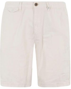 Myths Button-Fastening Shorts - White
