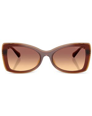 Michael Kors Malaga Geometric-Frame Sunglasses - Pink