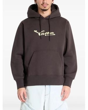 Vans Logo-Print Hoodie - Grey