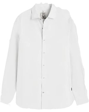 Ecoalf Alfredo Button-Down Long-Sleeve Shirt - White