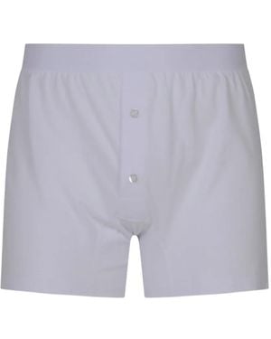 Comme des Garçons Boxer Boutonné Sur Le Devant - Purple