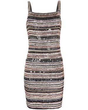 Jenny Packham Sequin-Embellished Dress - Black