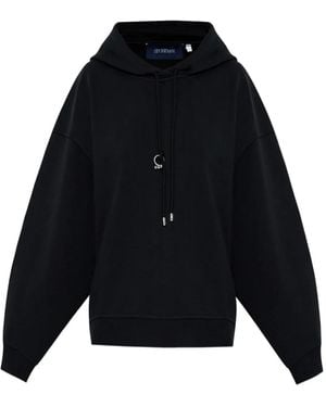 Sportmax Hoodie Met Trekkoord En Ringdetail - Blauw
