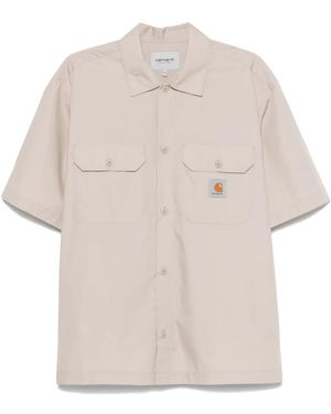 Carhartt Logo-Patch Shirt - White