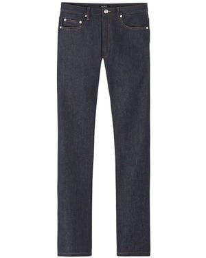A.P.C. New Standard Zip-Up Jeans - Blue