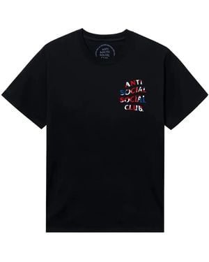 ANTI SOCIAL SOCIAL CLUB Crew-Neck Short-Sleeve T-Shirt - Black