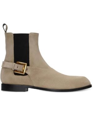 Balmain Botas Chelsea Anthem - Blanco