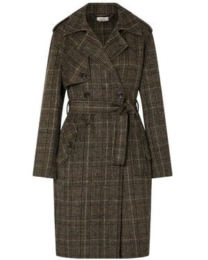 Liu Jo Long Wool Coat - Brown