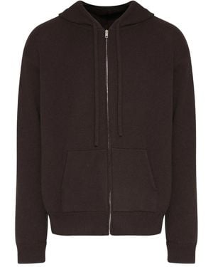 Maison Margiela Zip-Up Hoodie - Black