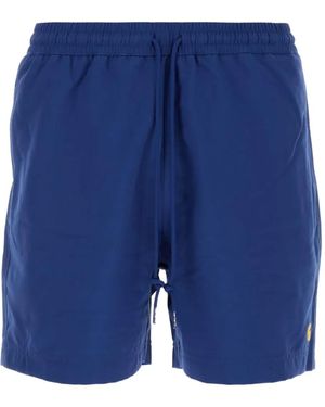 Carhartt ロゴ トランクス水着 - ブルー