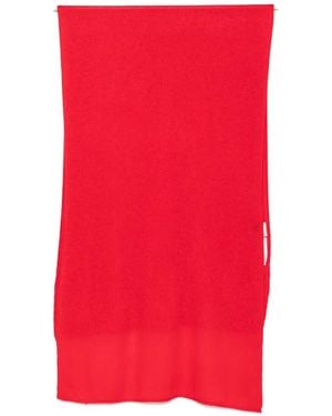 ABSOLUT CASHMERE Fine-Knit Cashmere Scarf - Red