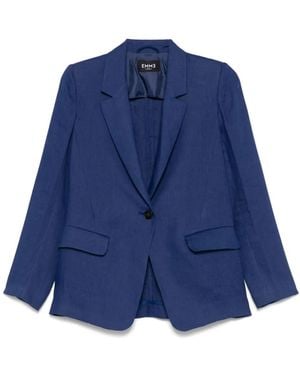 Marella Emme Linen Jacket - Blue