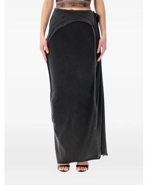 OTTOLINGER Slitted Maxi Skirt - Black