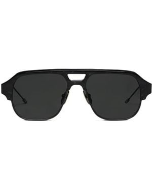 Thom Browne Pilot-Frame Sunglasses - Black