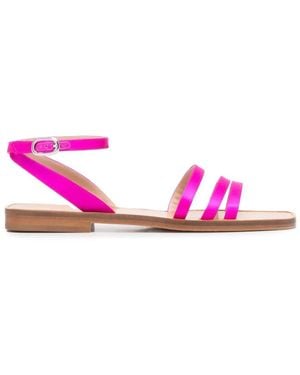 SCAROSSO Sarah Silk Sandals - Pink