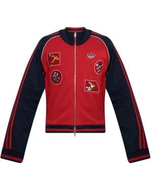 adidas Sudadera Con Detalle De Parche De X Disney X Brain Dead - Rojo