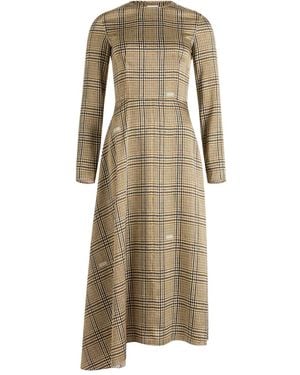 Patou Asymmetrical Midi Dress - Natural