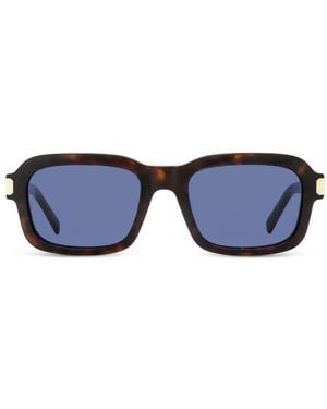 MCM Lunettes De Soleil À Monture Rectangulaire - Bleu