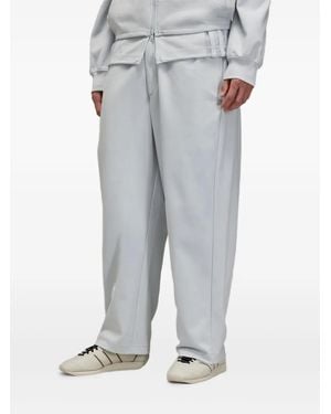 Y-3 X Mesh-Panel Track Trousers - Grey