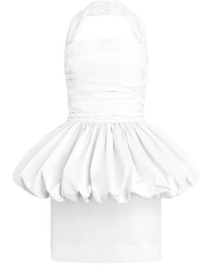 Patou Halterneck Mini Dress - White