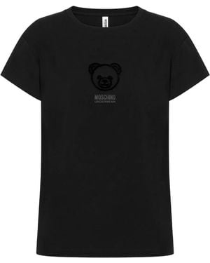 Moschino テディベア Tシャツ - ブラック