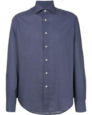 Dell'Oglio Dotted Print Shirt - Blue
