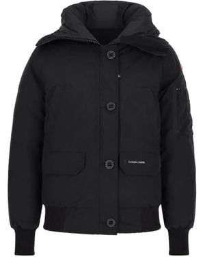 Canada Goose Chilliwack Hooded Bomber Jacket - Black