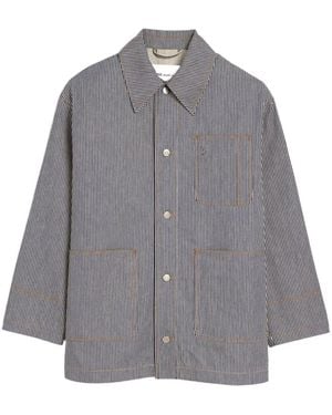 Ami Paris Jacke Im Workwear-Look - Grau