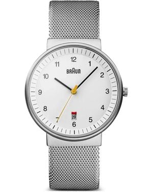 Braun Watches Classic Mesh Strap 40Mm Watch - Grey