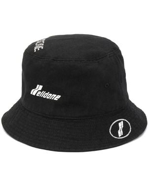 we11done Cappello Bucket Con Stampa - Nero