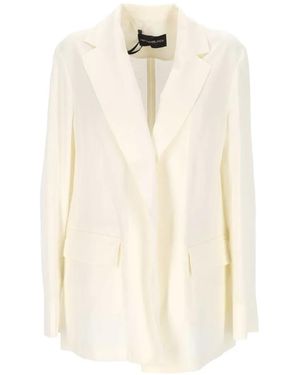 Pennyblack Notched-Lapel Blazer - White