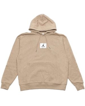 Nike Logo-Patch Hoodie - Natural