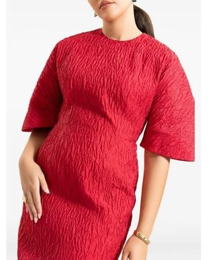 ROKSANDA Falah Textured Midi Dress
