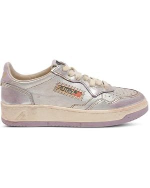 Autry Medalist Super Vintage Trainers - White