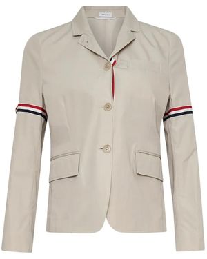 Thom Browne Single-Breasted Blazer - White