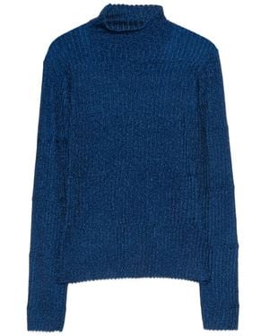 Emporio Armani Turtle-Neck Jumper - Blue