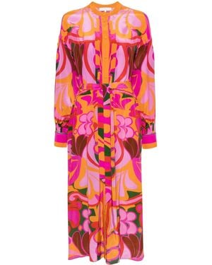 Borgo De Nor Camila フローラル ミニドレス - レッド