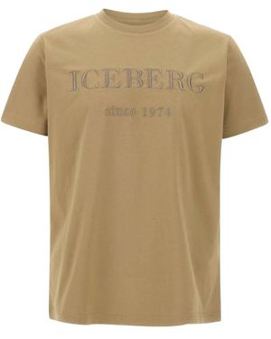 Iceberg T-Shirt aus Baumwolle - Weiß