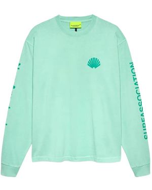 New Amsterdam Sudadera Ocean Wave - Verde