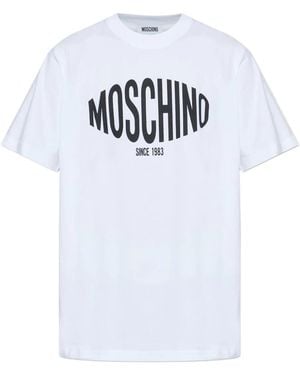 Moschino Logo-Print T-Shirt - White