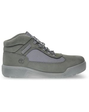 Timberland Lace-Up Field Boots - Gray