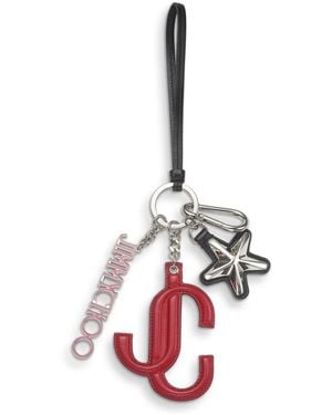 Jimmy Choo Amulet Met Jc-Logo - Wit