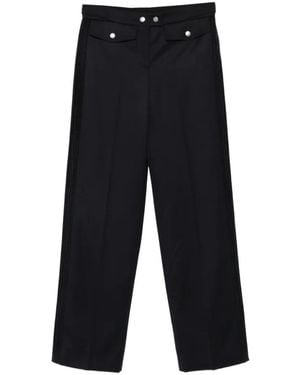 McQueen Pantalon Droit À Boutons - White