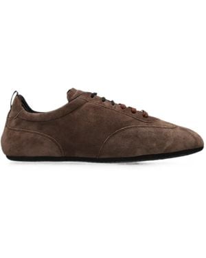 Max Mara Baskets Stecca En Daim - Marron