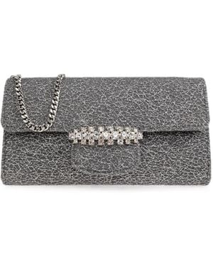 Jimmy Choo Bing Clutch Bag - Grey