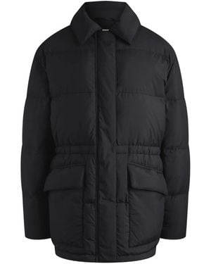 12 STOREEZ Pocket Down Jacket - Black