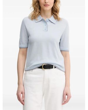 Benetton Short-Sleeve Polo Shirt - Blue